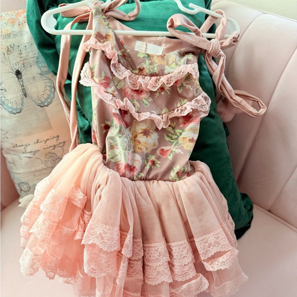 Dollcake Pink Tutu Dress Girls NWT sz 4
